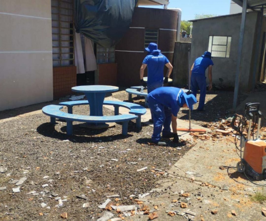 Paraná coloca presos para reconstruir escolas e Apae de Rio Bonito do Iguaçu