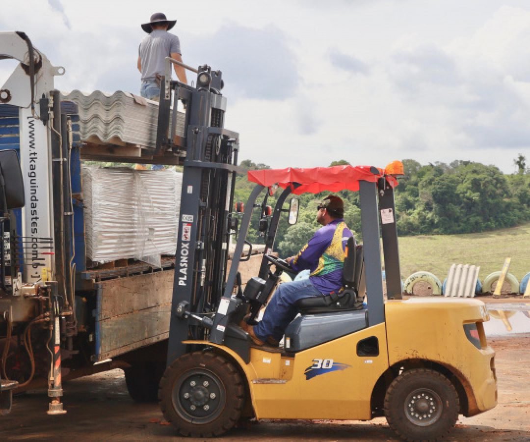 Estado reforça pedido por materiais de construção para avançar os trabalhos em Rio Bonito do Iguaçu