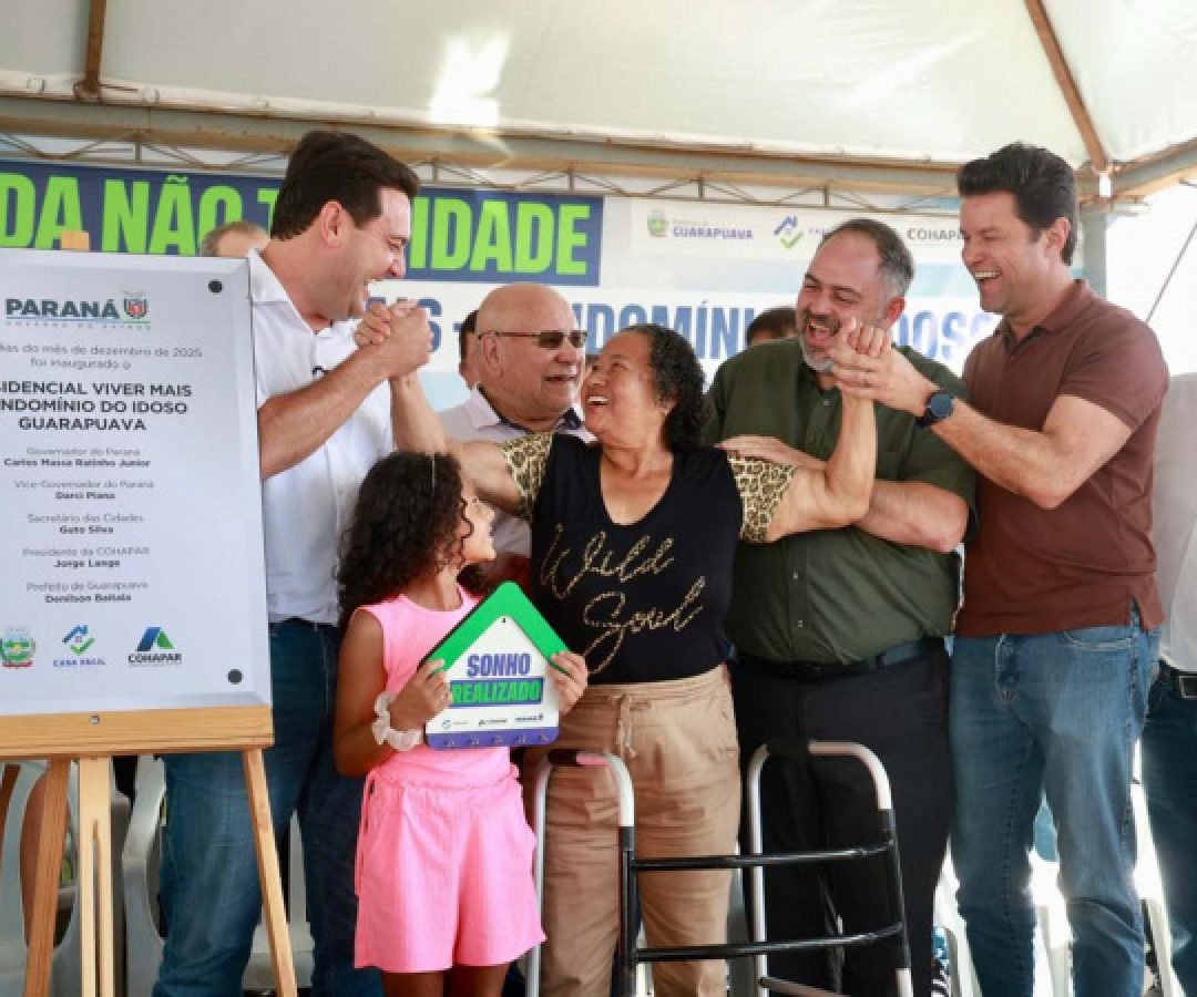 Governador inaugura o Condomínio do Idoso de Guarapuava, o 8° do Estado