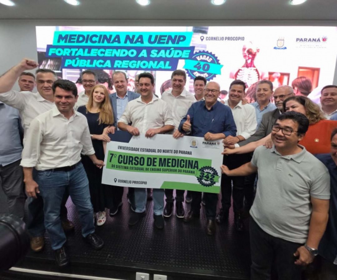 Ratinho Júnior autoriza implementação do curso de Medicina na UENP para atender o Norte Pioneiro