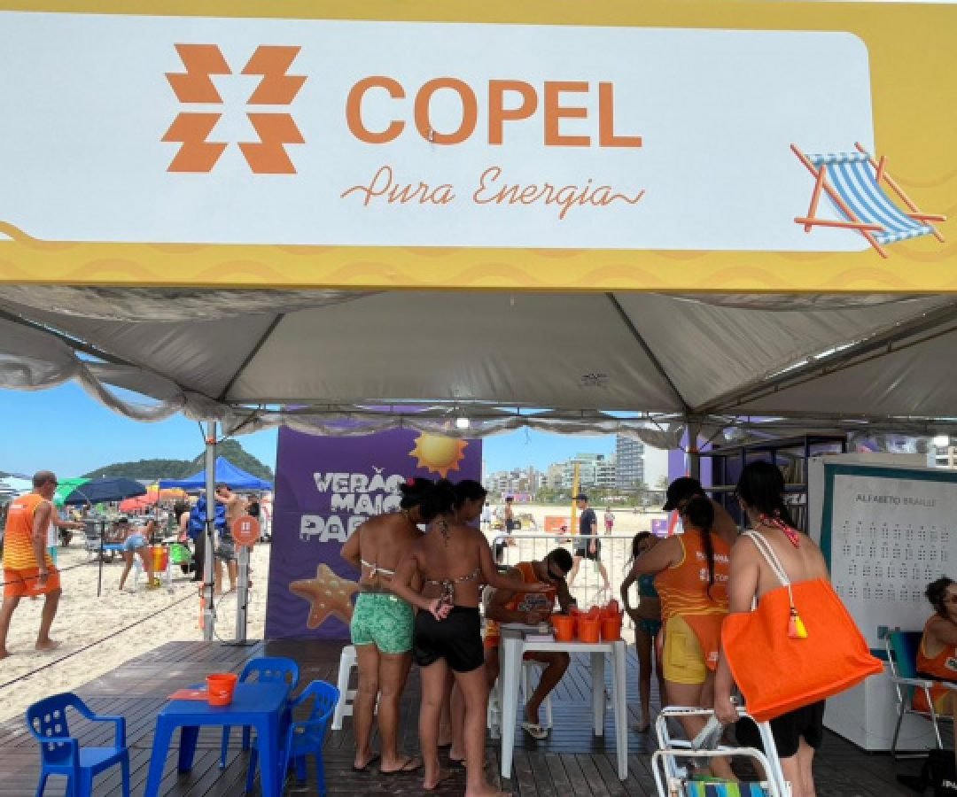 Copel leva orientações e serviços às praias no Verão Maior Paraná