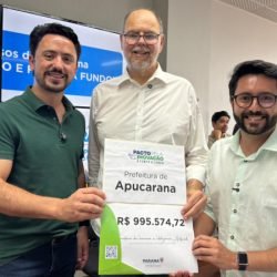 Apucarana recebe R$ 995 mil em recursos do Estado para fomento à inovação