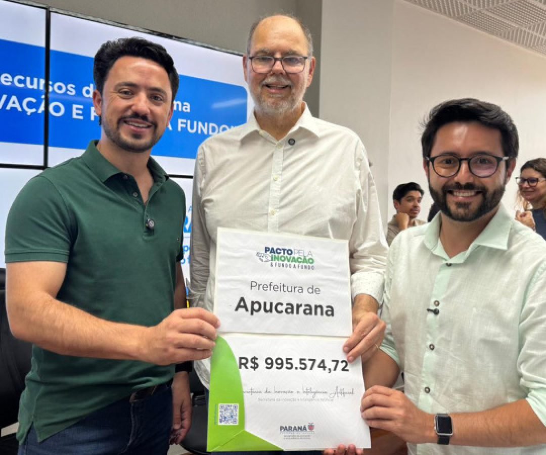 Apucarana recebe R$ 995 mil em recursos do Estado para fomento à inovação