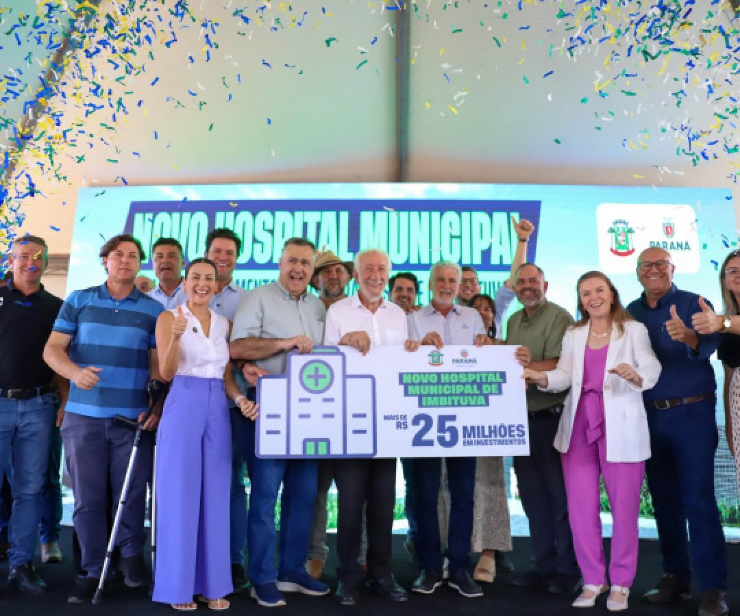 Primeiro da cidade: Estado assina ordem de serviço para construção do Hospital de Imbituva