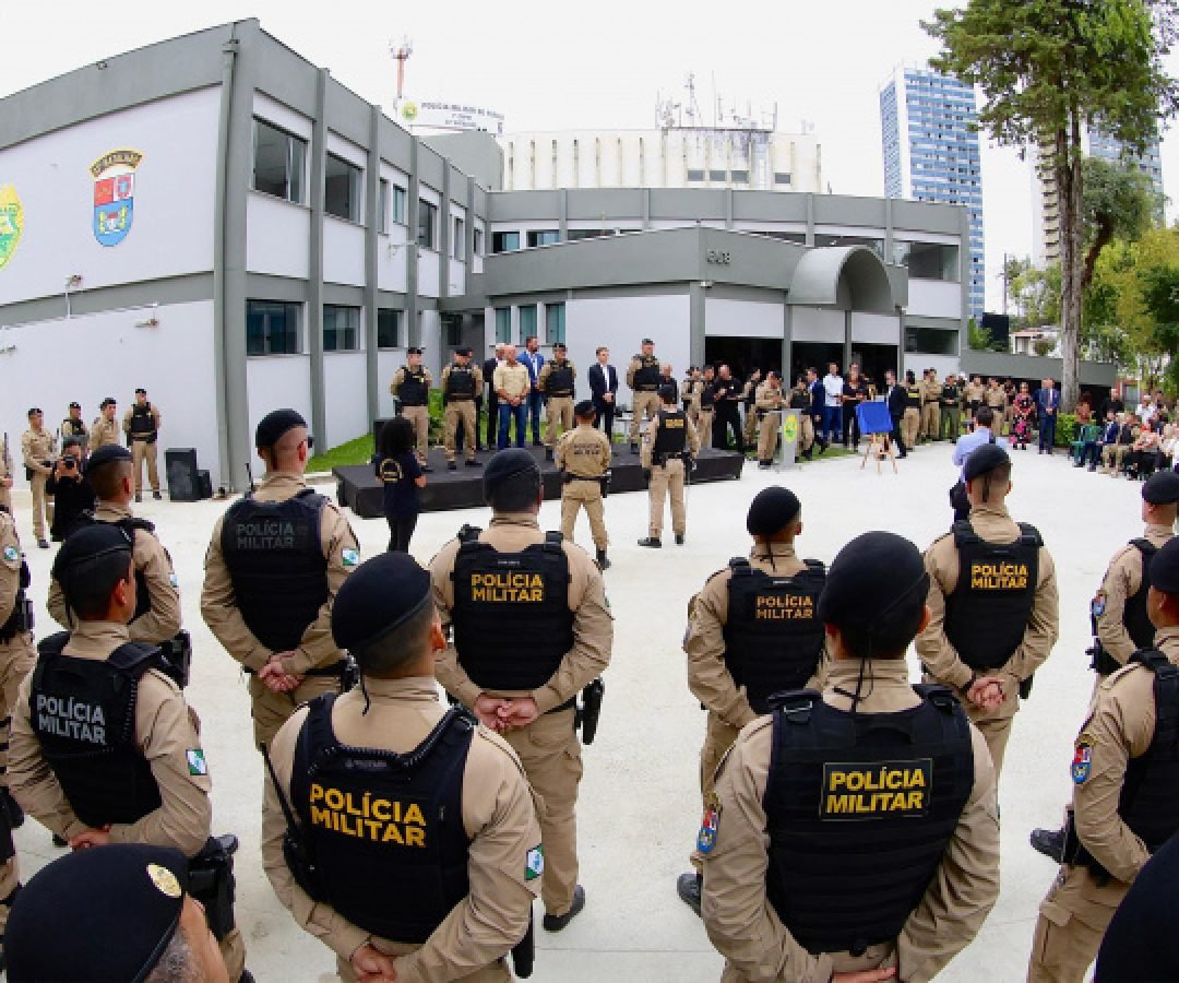 PMPR inaugura sede do 33º BPM em Curitiba e realiza solenidade de passagem de comando