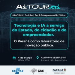 Governo Digital: Estado debate futuro da IA em evento internacional em Curitiba