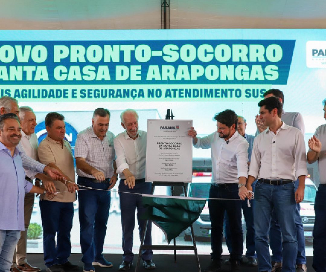 Estado inaugura novo pronto-socorro da Santa Casa de Arapongas