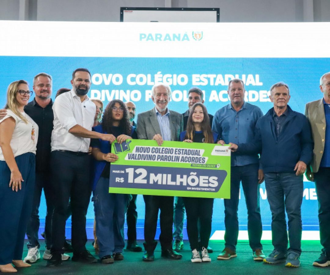 Estado investe R$ 12,8 milhões em nova sede de colégio em Fazenda Rio Grande