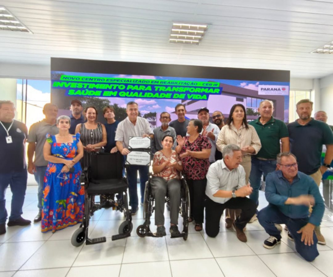 Estado autoriza R$ 7,6 milhões para construção de centro de reabilitação em Apucarana