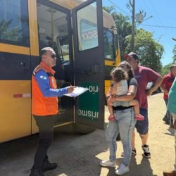 Simulação em Morretes treina equipes e população para situações de desastre