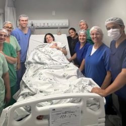 Nasce Helena, primeira bebê da nova Maternidade de Paranaguá