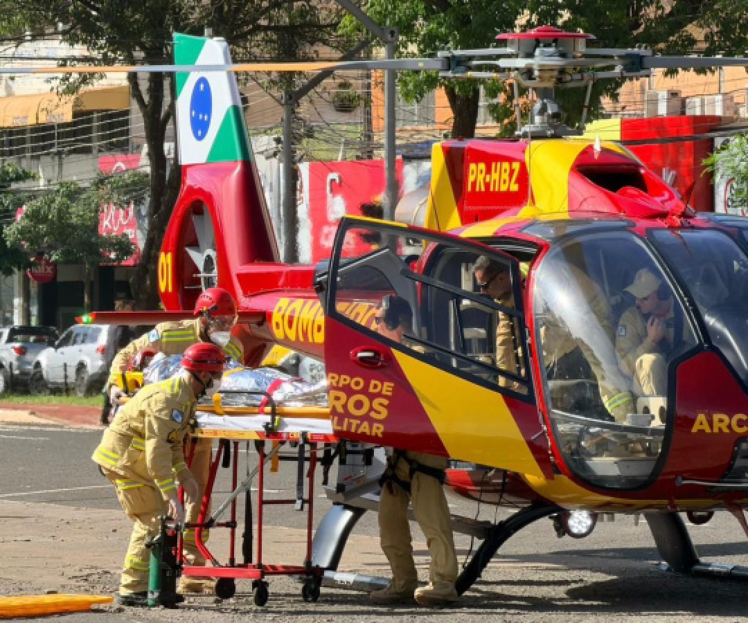 Maio Amarelo: forças de segurança realizam simulado de sinistro de trânsito em Maringá