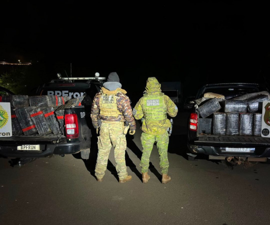 PMPR apreende 1,6 tonelada de maconha; prejuízo ao crime passa de R$ 3,3 milhões