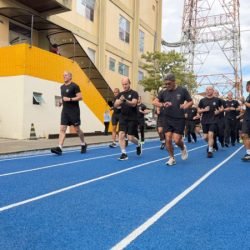 Treinamento e formação: PMPR inaugura pista de atletismo com padrão internacional